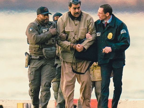 Nicolás Maduro detenido en EEUU y llevado ante una corte federal de Nueva York. EFE 