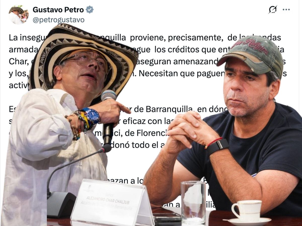 Petro acusa a Alex Char de tener un "banco paralelo" y vincula a bandas armadas con la familia