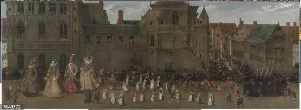 El Prado exhibe por primera vez 'La procesión de gigantes en Bruselas el 31 de mayo de 1615'