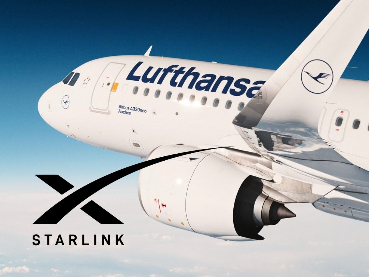 Lufthansa apuesta por el cielo conectado y estrena el wifi de Starlink en su primer avión